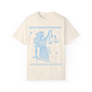 Greek Libra Unisex Garment-Dyed T-shirt