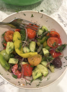 Greek salad - no feta